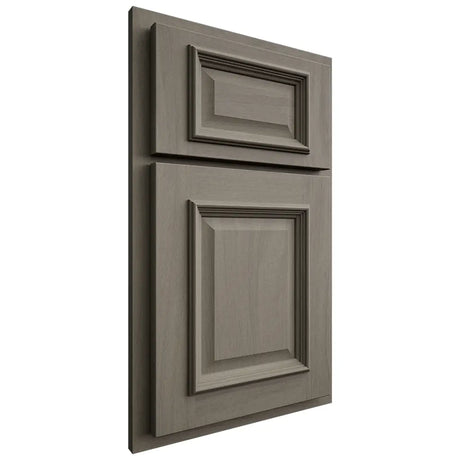 Shiloh Cabinetry Partial Overlay Montgomery Poplar Plain Cut Thyme Door