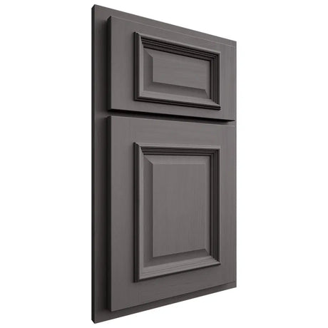 Shiloh Cabinetry Partial Overlay Montgomery Walnut Plain Cut Cadet Door