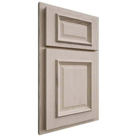 Shiloh Cabinetry Partial Overlay Montgomery Walnut Plain Cut Seagull Door