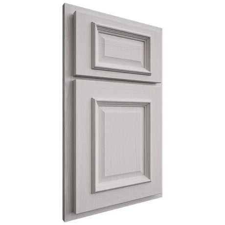 Shiloh Cabinetry Partial Overlay Montgomery White Oak Plain Cut Cotton Door