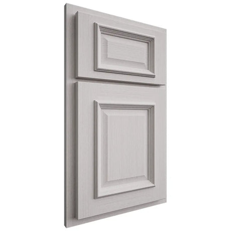 Shiloh Cabinetry Partial Overlay Montgomery White Oak Rift Cut Cotton Door