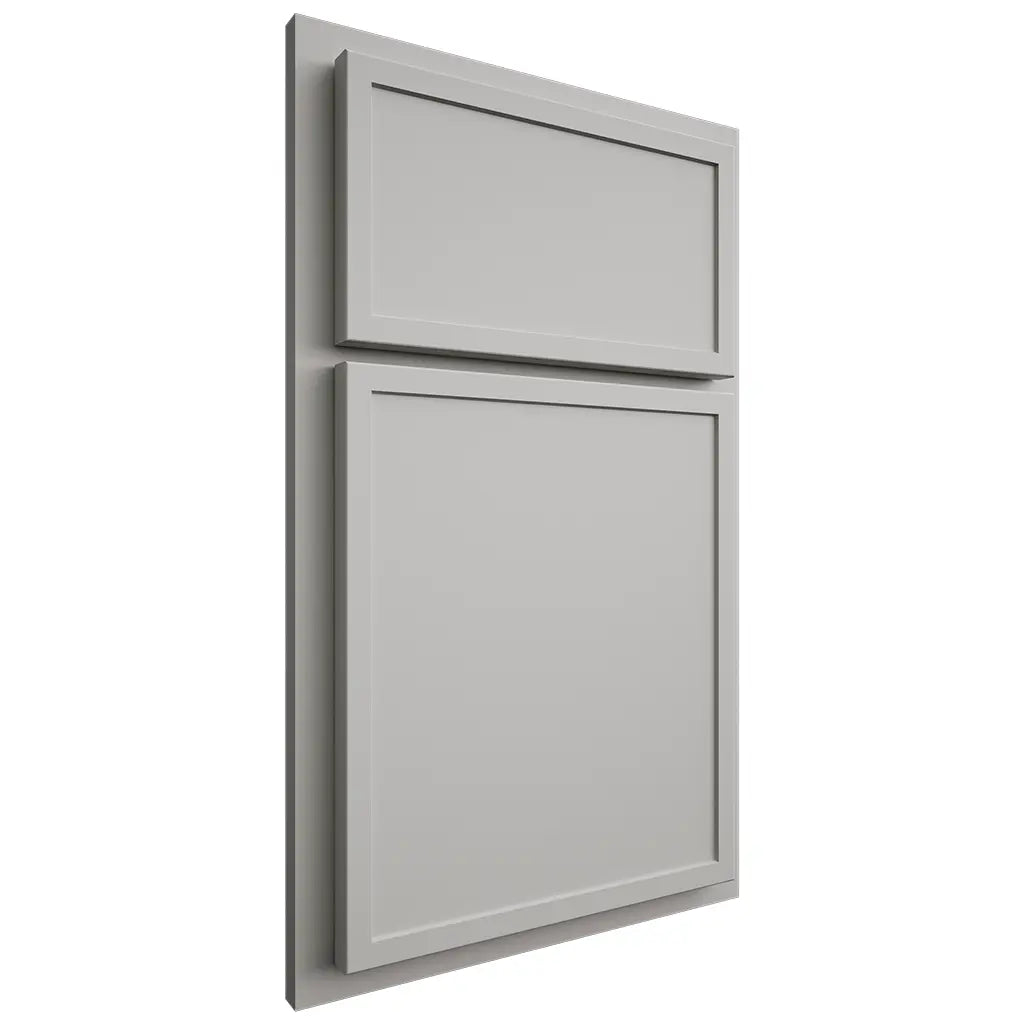 Shiloh Cabinetry Partial Overlay Napa Paintable Unusual Gray Door