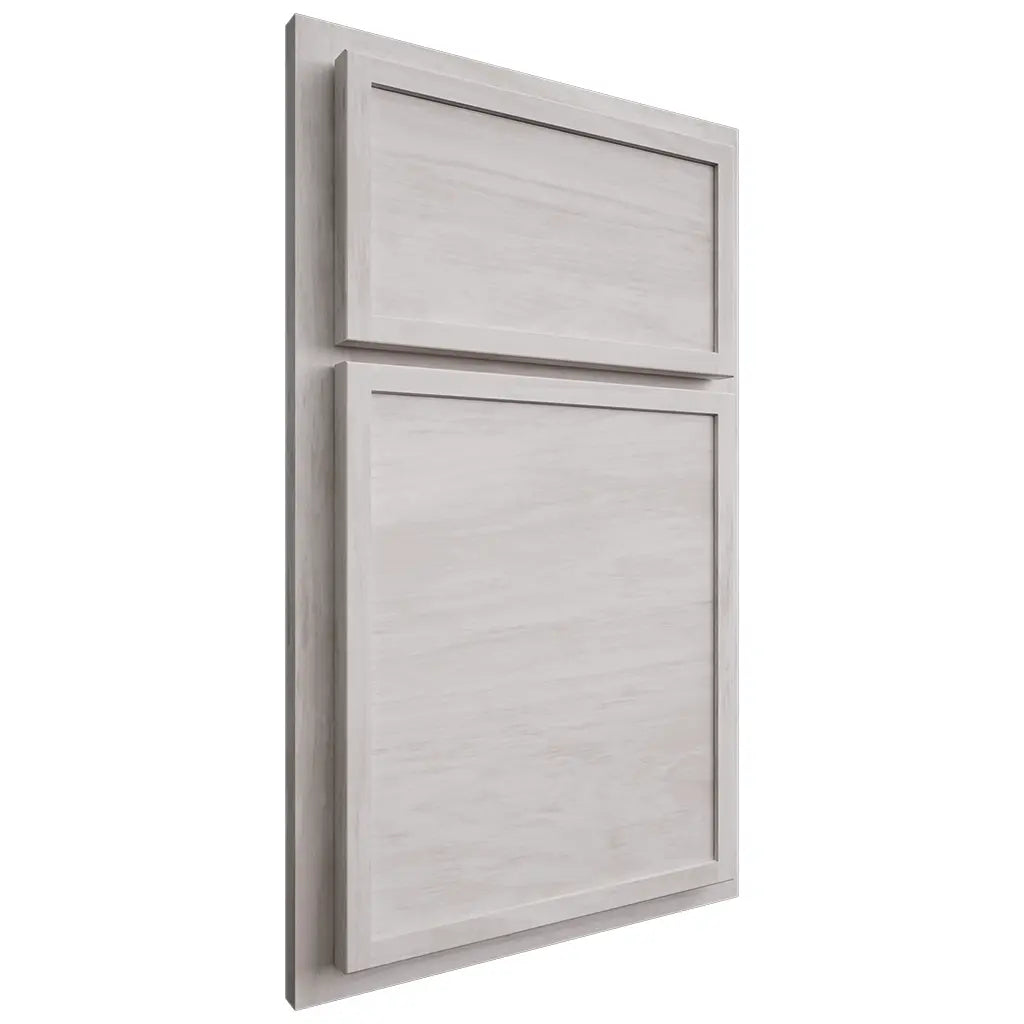 Shiloh Cabinetry Partial Overlay Napa Horizontal Alder Plain Cut Cotton Door
