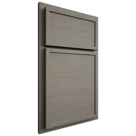 Shiloh Cabinetry Partial Overlay Napa Horizontal Alder Plain Cut Thyme Door