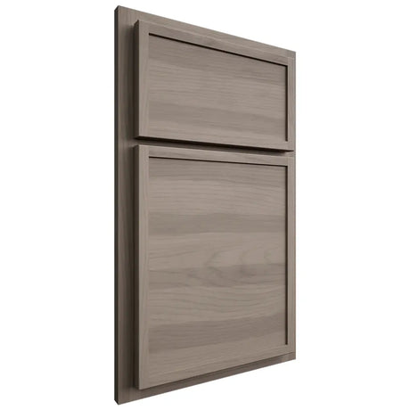 Shiloh Cabinetry Partial Overlay Napa Horizontal Hickory Plain Cut Sterling Door