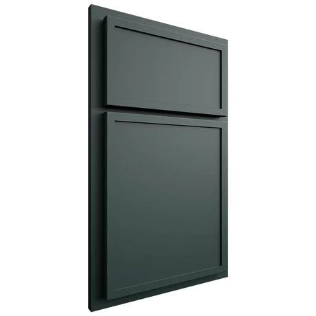 Shiloh Cabinetry Partial Overlay Napa Horizontal Paintable Billiard Green Door