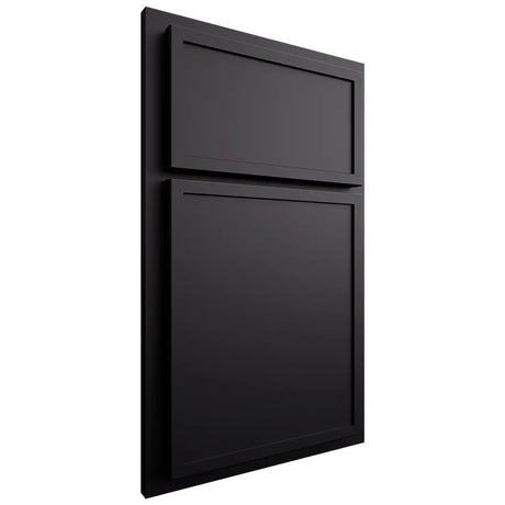 Shiloh Cabinetry Partial Overlay Napa Horizontal Paintable Black Door