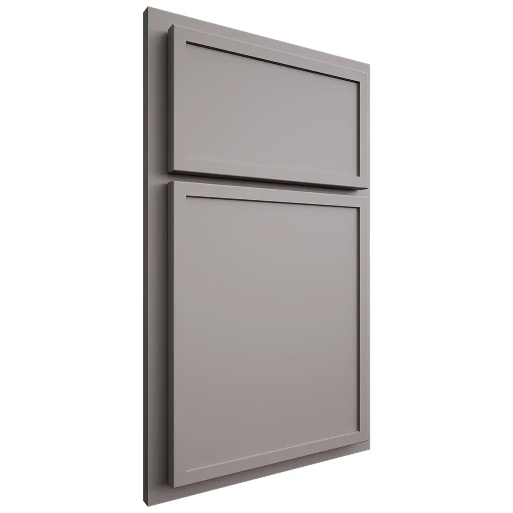 Shiloh Cabinetry Partial Overlay Napa Horizontal Paintable Dovetail Gray Door
