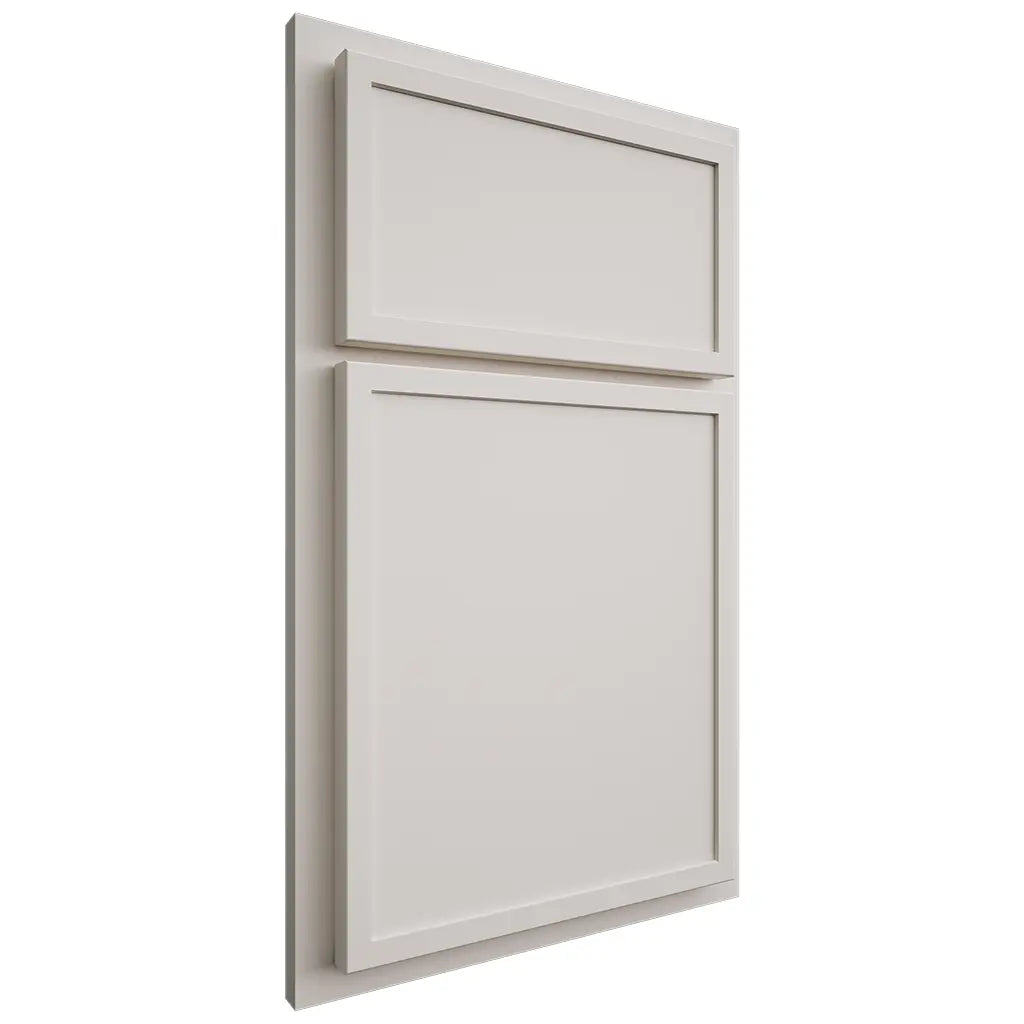 Shiloh Cabinetry Partial Overlay Napa Horizontal Paintable Eggshell Door