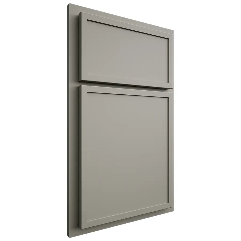 Shiloh Cabinetry Partial Overlay Napa Horizontal Paintable Evergreen Fog Door