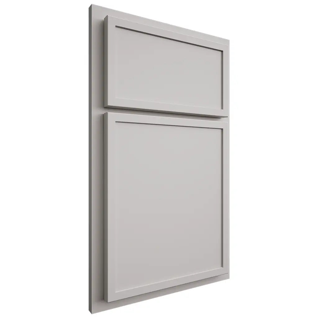 Shiloh Cabinetry Partial Overlay Napa Horizontal Paintable Mindful Gray Door