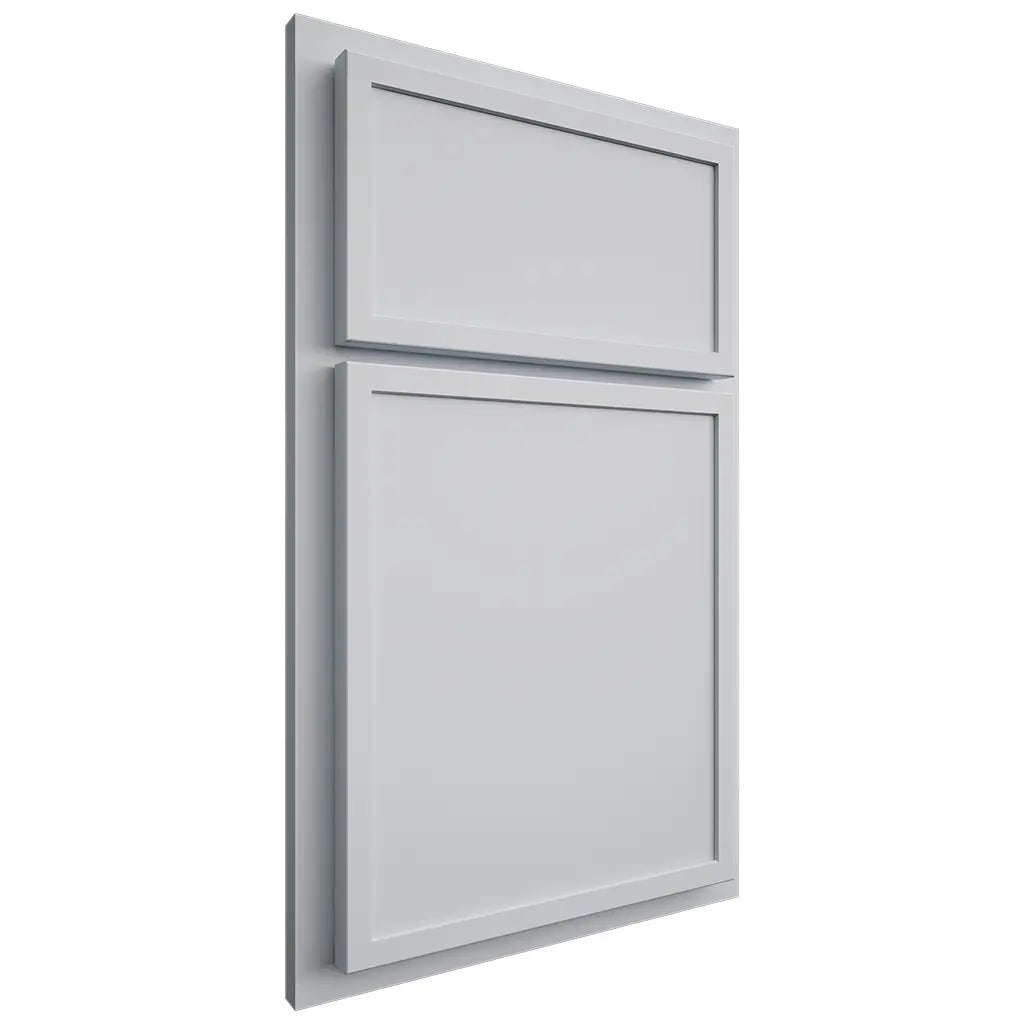 Shiloh Cabinetry Partial Overlay Napa Horizontal Paintable Niebla Azul Door