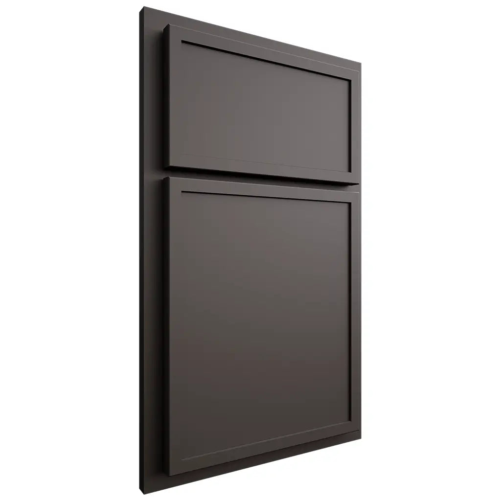 Shiloh Cabinetry Partial Overlay Napa Horizontal Paintable Urbane Bronze Door