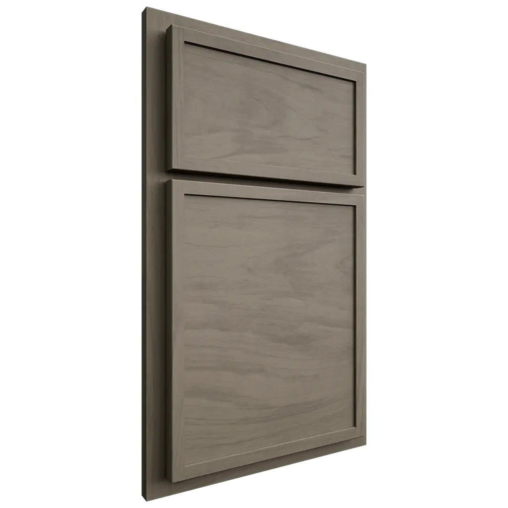 Shiloh Cabinetry Partial Overlay Napa Horizontal Poplar Plain Cut Sterling Door