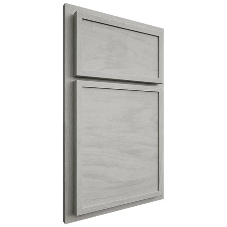 Shiloh Cabinetry Partial Overlay Napa Horizontal Poplar Plain Cut Stratus Door