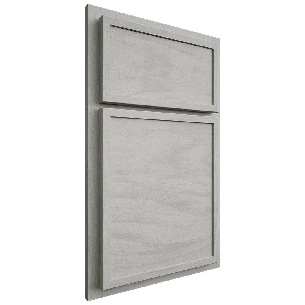 Shiloh Cabinetry Partial Overlay Napa Horizontal Poplar Plain Cut Stratus Door