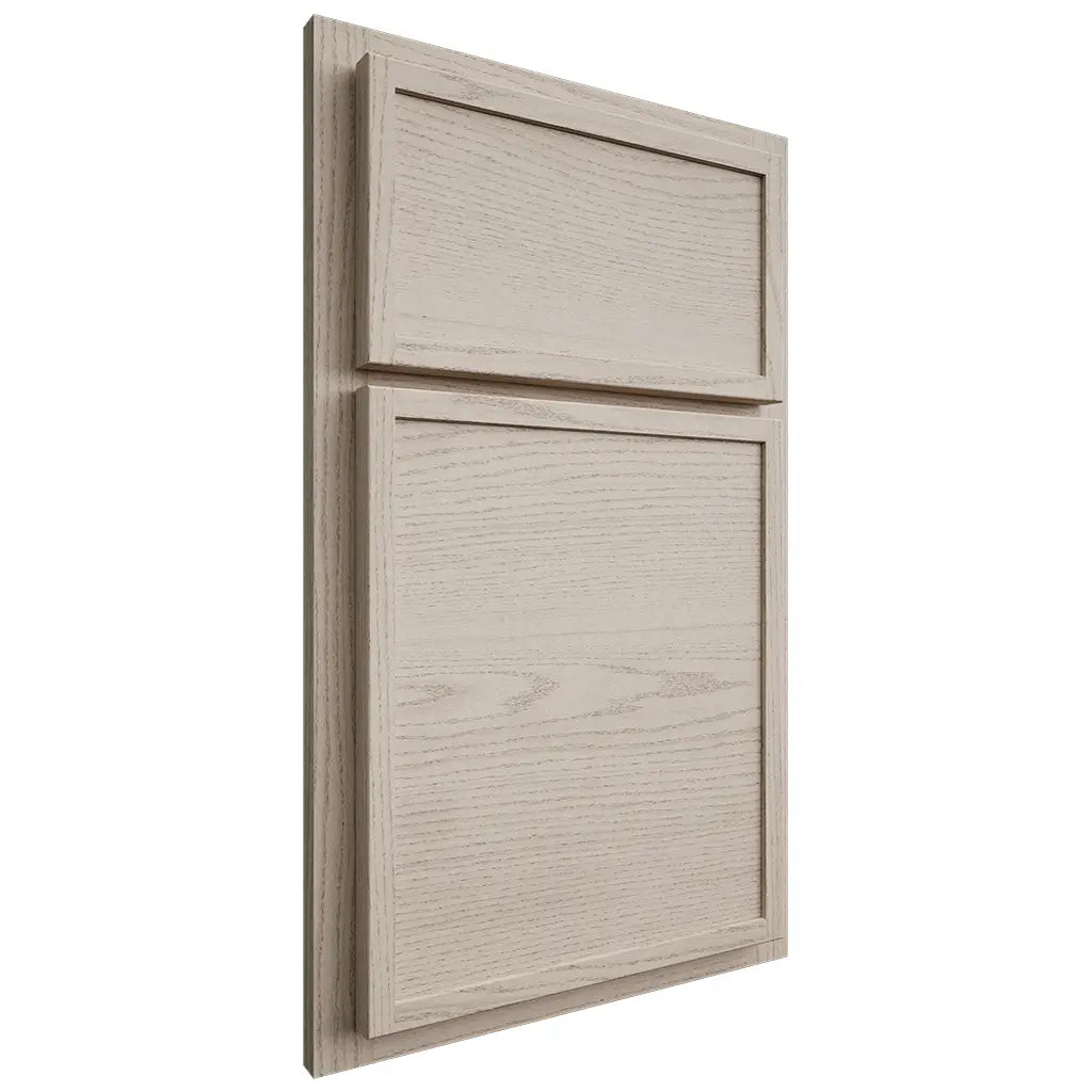 Shiloh Cabinetry Partial Overlay Napa Horizontal Walnut Plain Cut Seagull Door