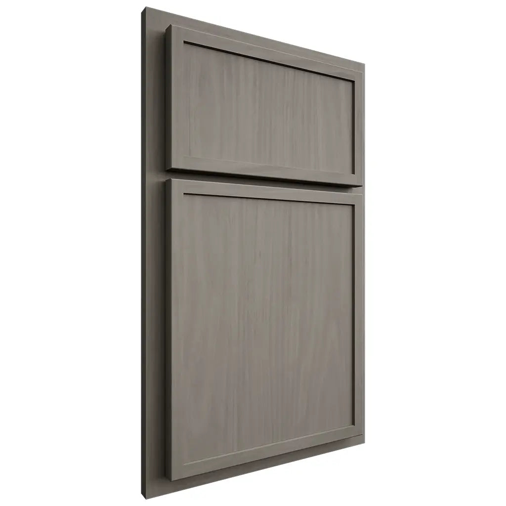 Shiloh Cabinetry Partial Overlay Napa Vertical Cherry Plain Cut Thyme Door
