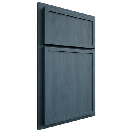 Shiloh Cabinetry Partial Overlay Napa Vertical Hickory Plain Cut Hudson Door