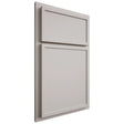 Shiloh Cabinetry Partial Overlay Napa Vertical Paintable Amazing Gray Door