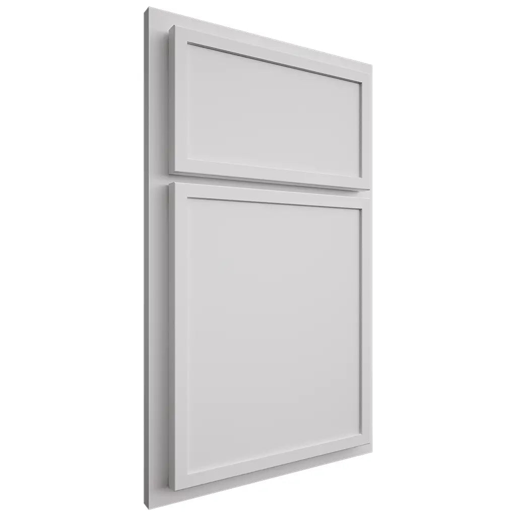Shiloh Cabinetry Partial Overlay Napa Vertical Paintable Arctic Door