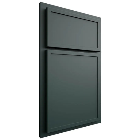 Shiloh Cabinetry Partial Overlay Napa Vertical Paintable Billiard Green Door