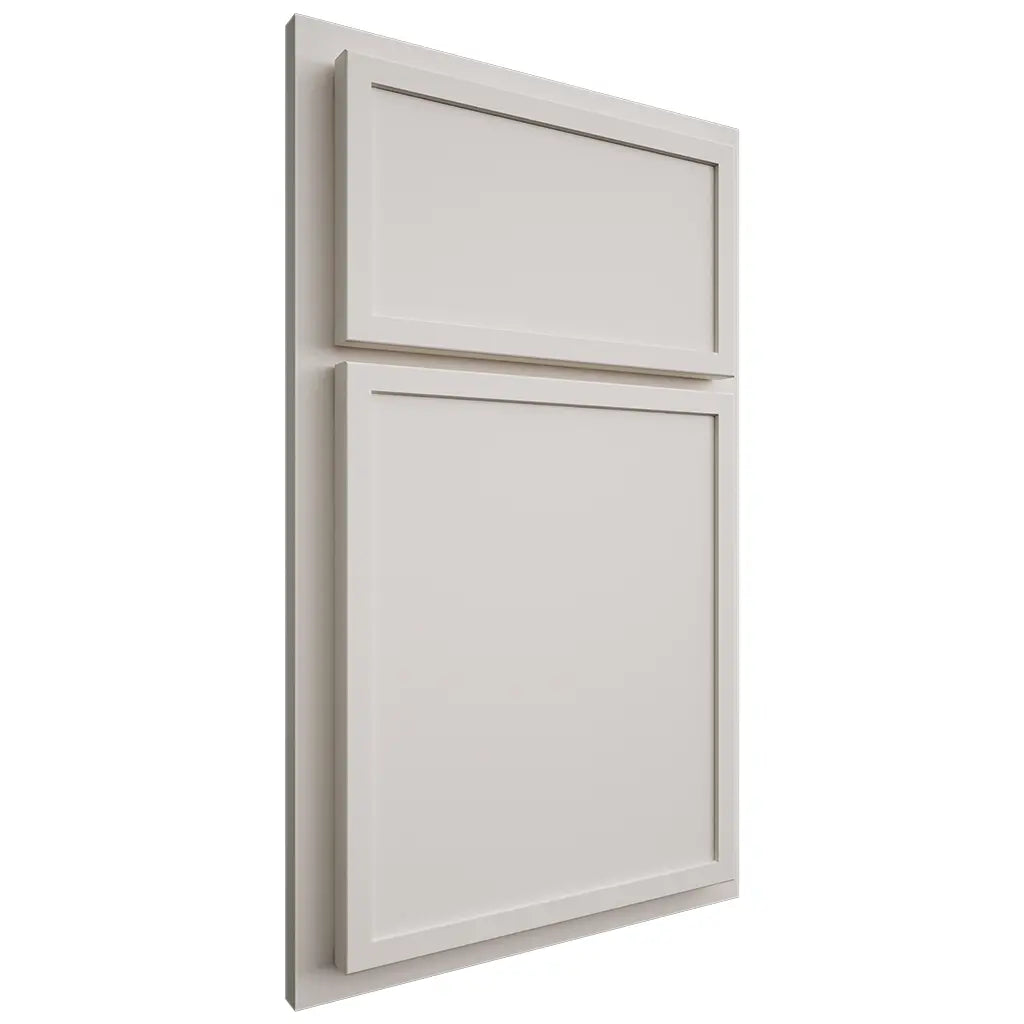 Shiloh Cabinetry Partial Overlay Napa Vertical Paintable Eggshell Door