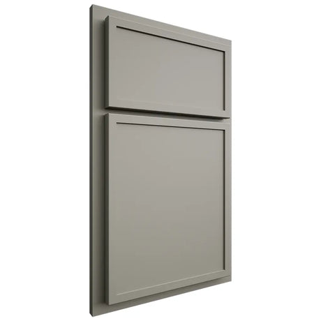 Shiloh Cabinetry Partial Overlay Napa Vertical Paintable Evergreen Fog Door