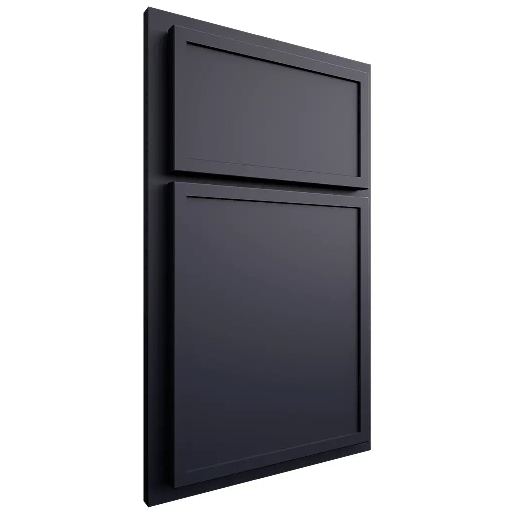 Shiloh Cabinetry Partial Overlay Napa Vertical Paintable Hale Navy Door