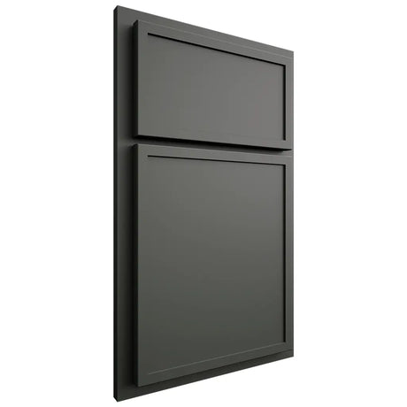 Shiloh Cabinetry Partial Overlay Napa Vertical Paintable Pewter Green Door