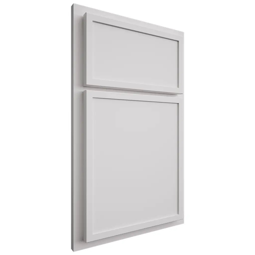 Shiloh Cabinetry Partial Overlay Napa Vertical Paintable Pure White Door