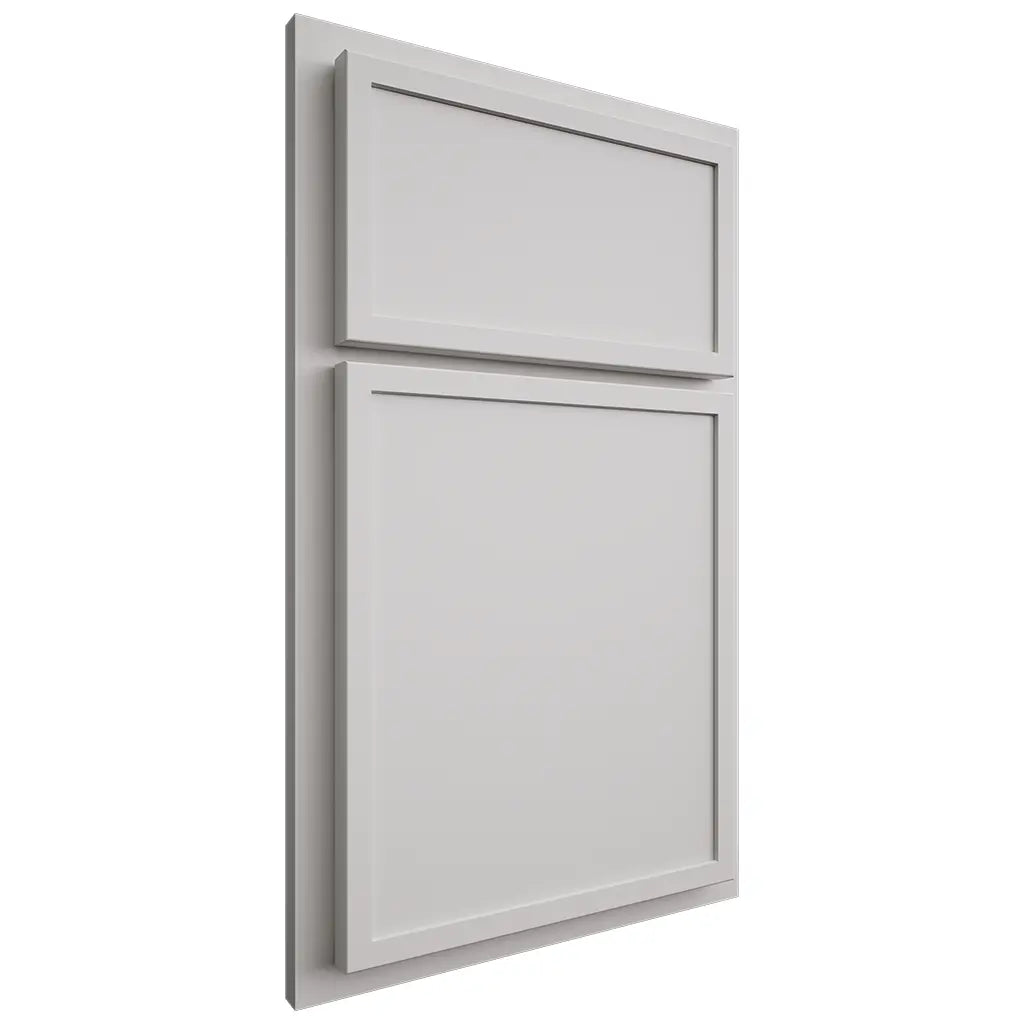 Shiloh Cabinetry Partial Overlay Napa Vertical Paintable Repose Gray Door