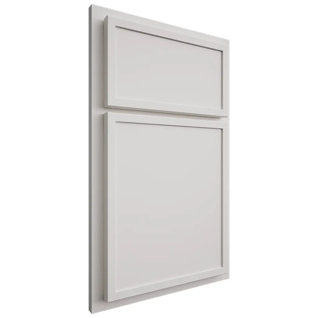 Shiloh Cabinetry Partial Overlay Napa Vertical Paintable Soft White Door