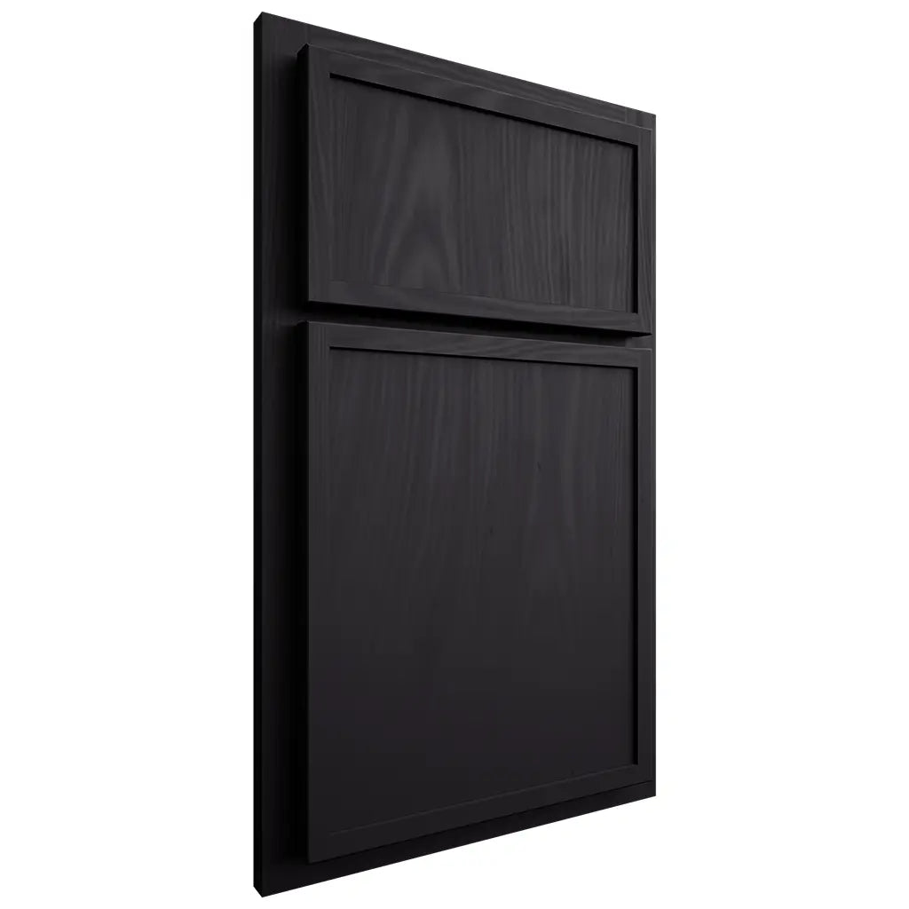 Shiloh Cabinetry Partial Overlay Napa Vertical Poplar Plain Cut Harbor Door