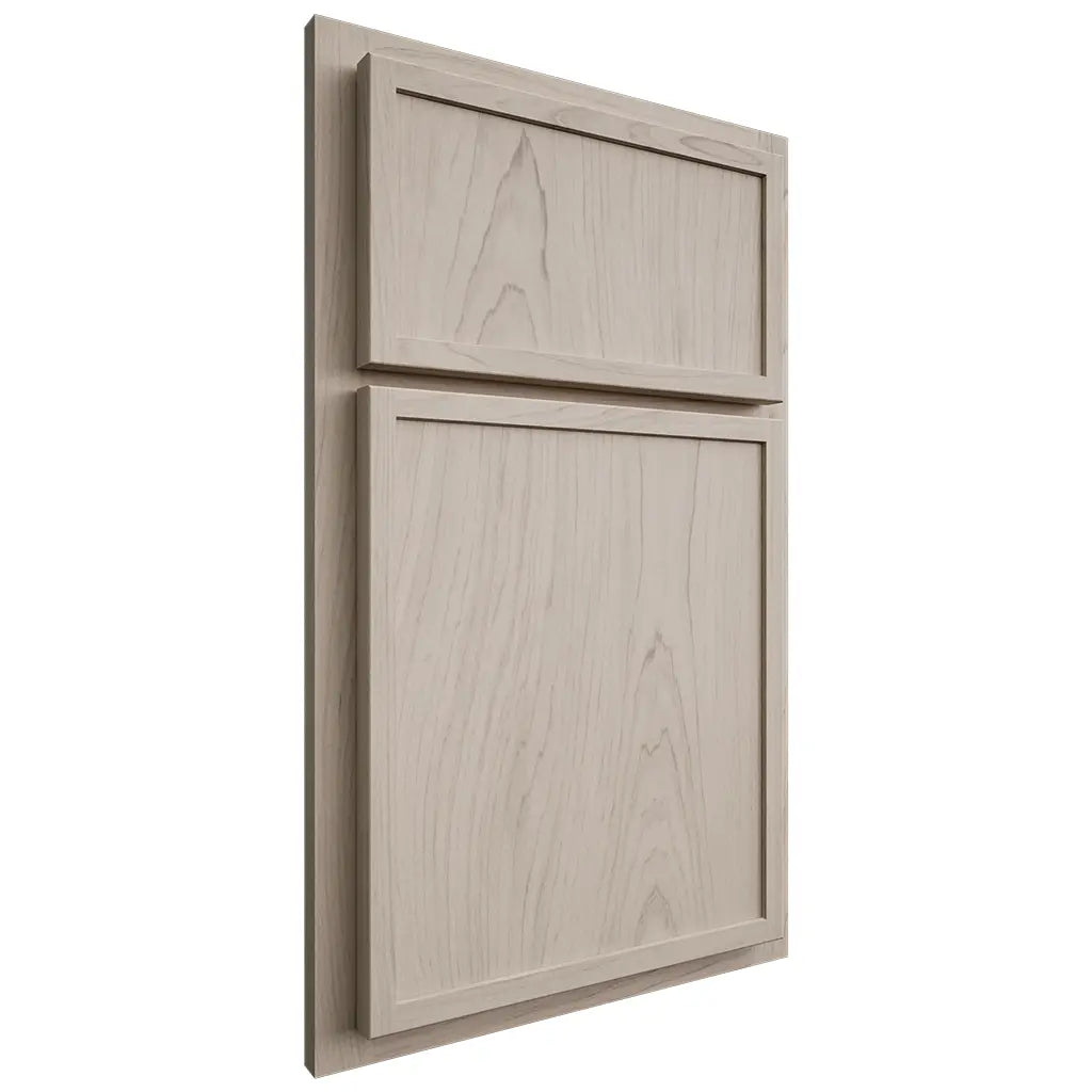 Shiloh Cabinetry Partial Overlay Napa Vertical Poplar Plain Cut Seagull Door