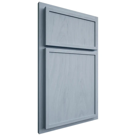 Shiloh Cabinetry Partial Overlay Napa Vertical Poplar Plain Cut Sky Door