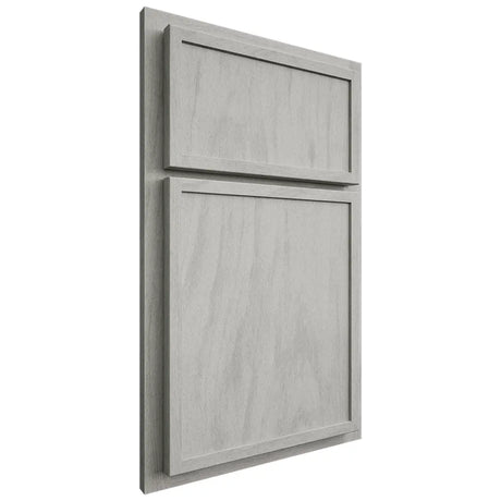 Shiloh Cabinetry Partial Overlay Napa Vertical Poplar Plain Cut Stratus Door