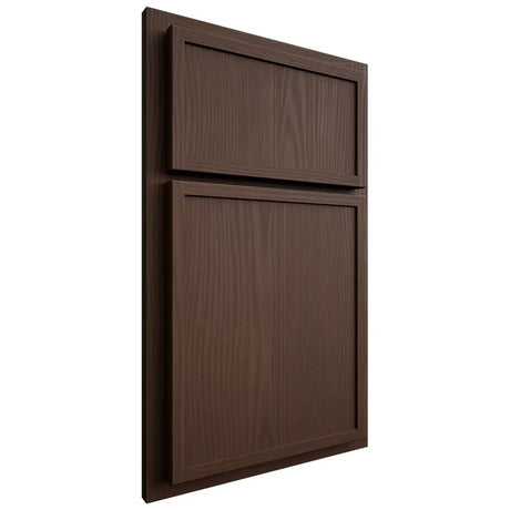 Shiloh Cabinetry Partial Overlay Napa Vertical White Oak Plain Cut Braun Door