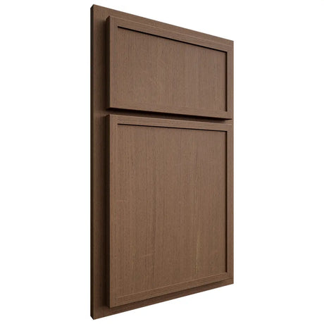 Shiloh Cabinetry Partial Overlay Napa Vertical White Oak Quarter Sawn Autumn Door