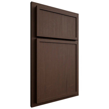 Shiloh Cabinetry Partial Overlay Napa Vertical White Oak Quarter Sawn Braun Door