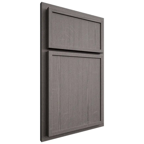 Shiloh Cabinetry Partial Overlay Napa Vertical White Oak Quarter Sawn Flagstone Door
