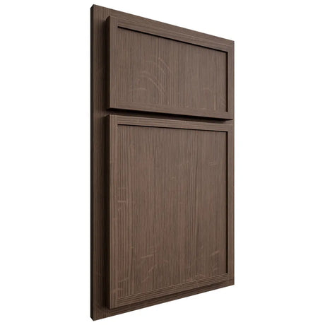 Shiloh Cabinetry Partial Overlay Napa Vertical White Oak Quarter Sawn Mineral Door