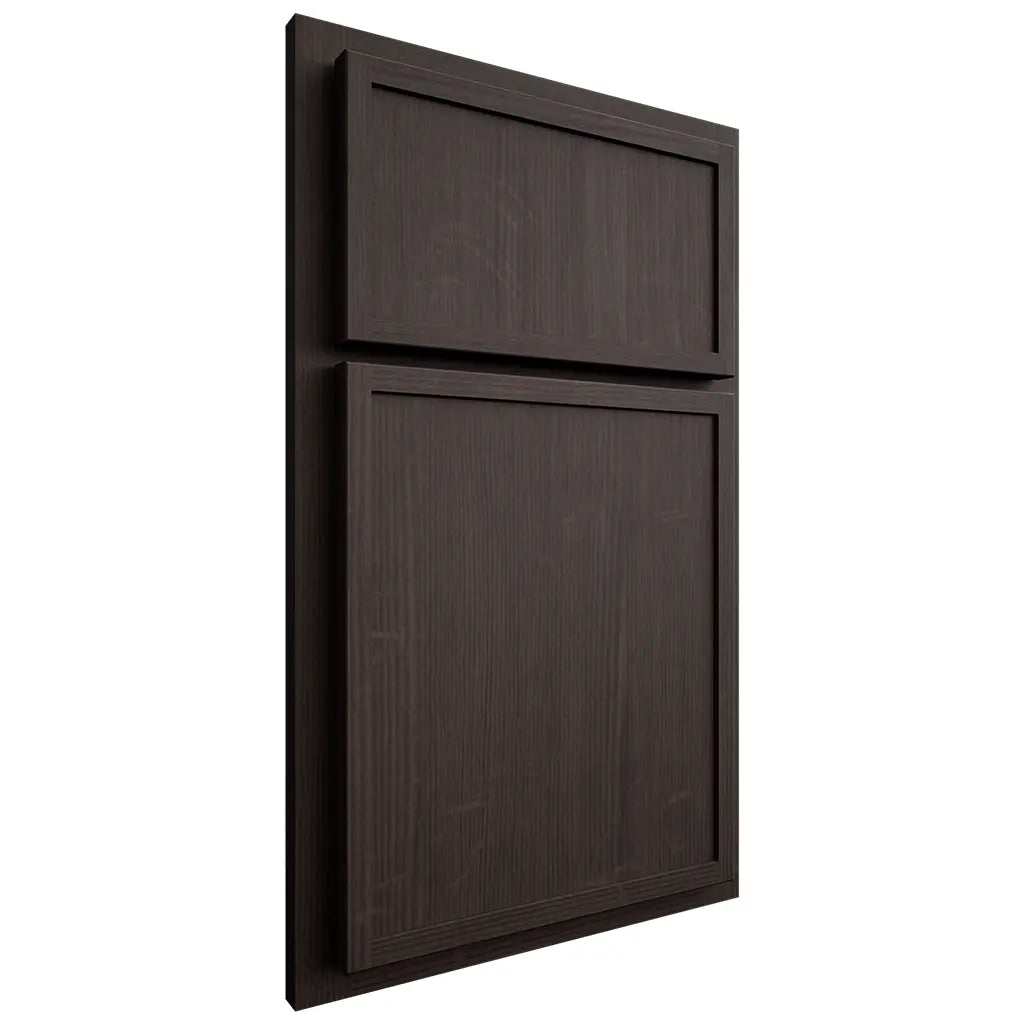Shiloh Cabinetry Partial Overlay Napa Vertical White Oak Quarter Sawn Morel Door