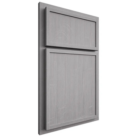 Shiloh Cabinetry Partial Overlay Napa Vertical White Oak Quarter Sawn Stratus Door