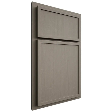 Shiloh Cabinetry Partial Overlay Napa Vertical White Oak Quarter Sawn Thyme Door