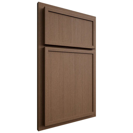 Shiloh Cabinetry Partial Overlay Napa Vertical White Oak Rift Cut Autumn Door