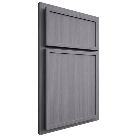 Shiloh Cabinetry Partial Overlay Napa Vertical White Oak Rift Cut Cadet Door