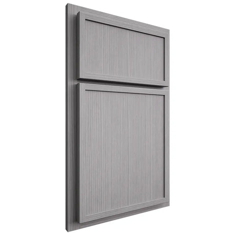 Shiloh Cabinetry Partial Overlay Napa Vertical White Oak Rift Cut Stratus Door