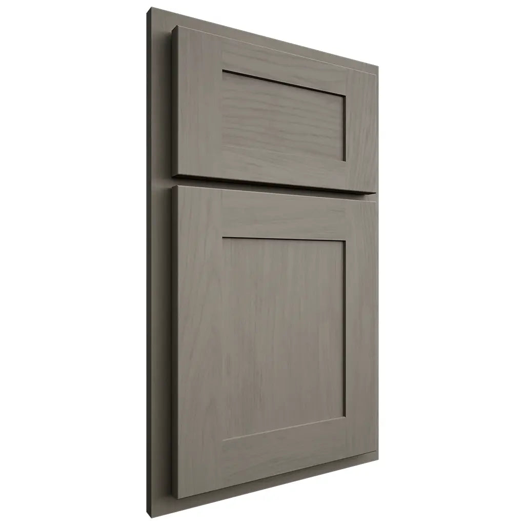 Shiloh Cabinetry Partial Overlay New Haven Alder Plain Cut Thyme Door