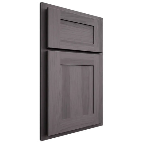 Shiloh Cabinetry Partial Overlay New Haven Hickory Plain Cut Cadet Door